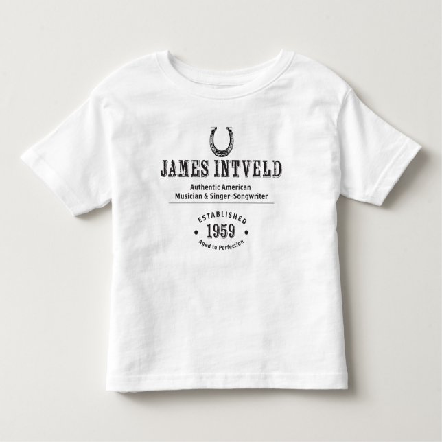 James Intveld Horseshoe Est. 1959 Toddler T-Shirt (Front)