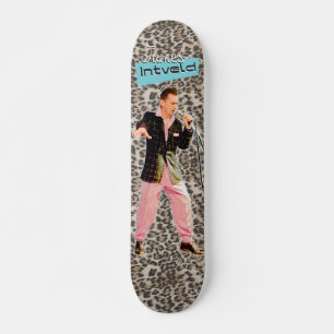 James Intveld Rockabilly Leopard Skateboard