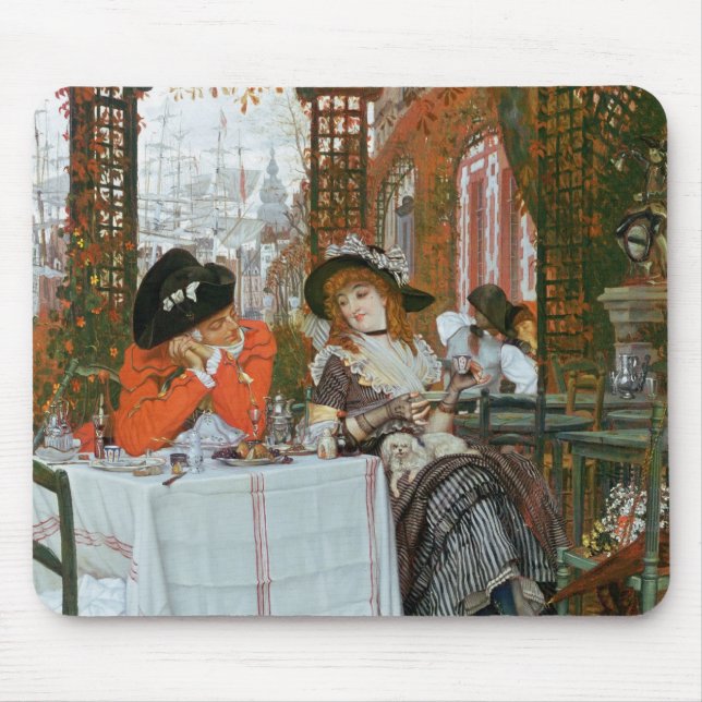 James Jacques Joseph Tissot | A Luncheon Mouse Pad (Front)