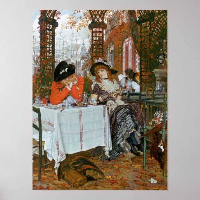 James Jacques Joseph Tissot | A Luncheon Poster (Front)