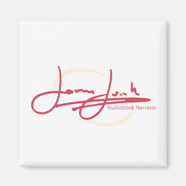 James Joseph Square magnet Red/Gold (Front)