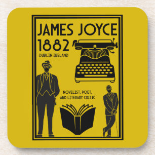 James Joyce Dublin Ireland Coaster