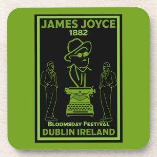 James Joyce Dublin Ireland Coaster