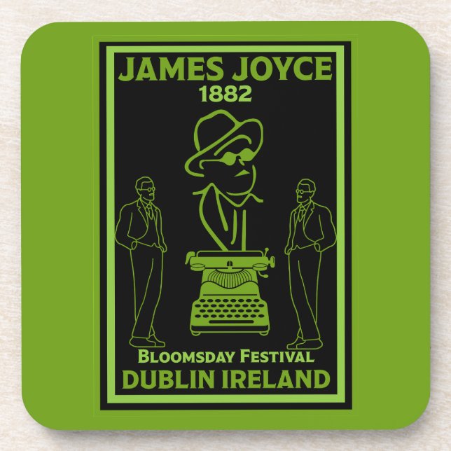 James Joyce Dublin Ireland Coaster (Front)