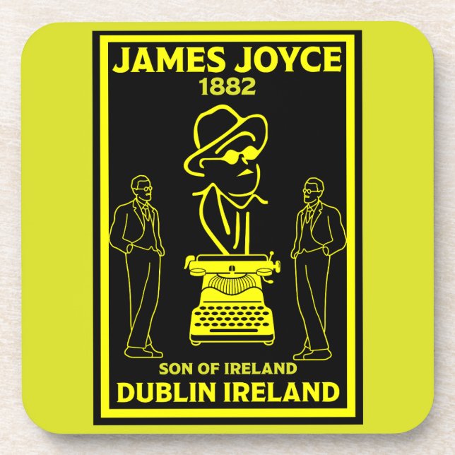 James Joyce Dublin Ireland Coaster (Front)