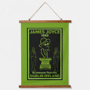 James Joyce Dublin Ireland Hanging Tapestry