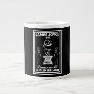 James Joyce Dublin Ireland Large Coffee Mug