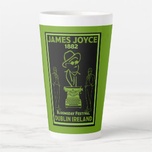 James Joyce Dublin Ireland Latte Mug