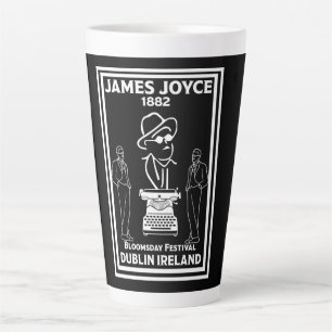 James Joyce Dublin Ireland Latte Mug