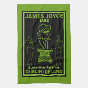 James Joyce Dublin Ireland Tea Towel