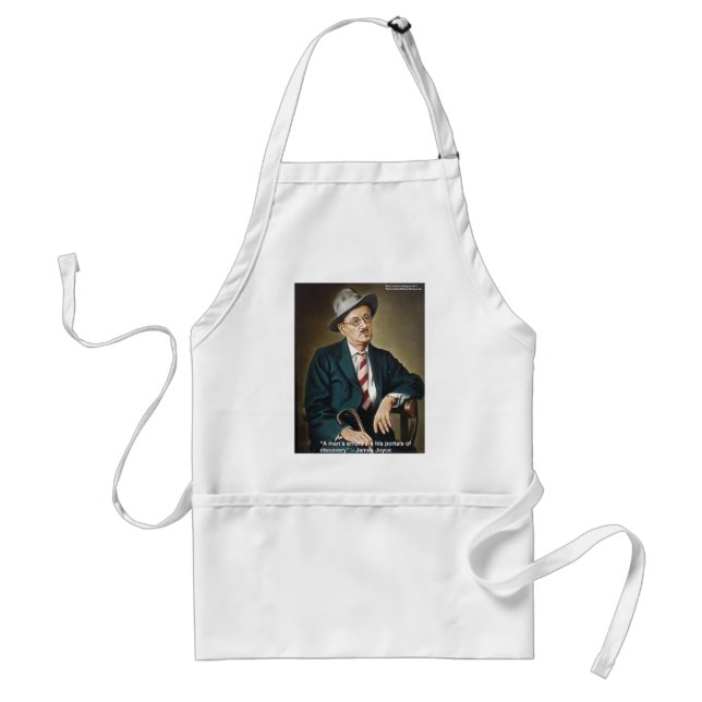 James Joyce "Errors/Portals" Quote Gifts & Cards Standard Apron (Front)