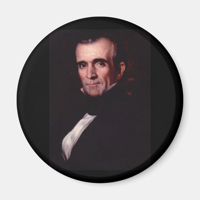 James K. Polk 11th US President Magnet (Front)