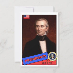 James K. Polk Baseball Card