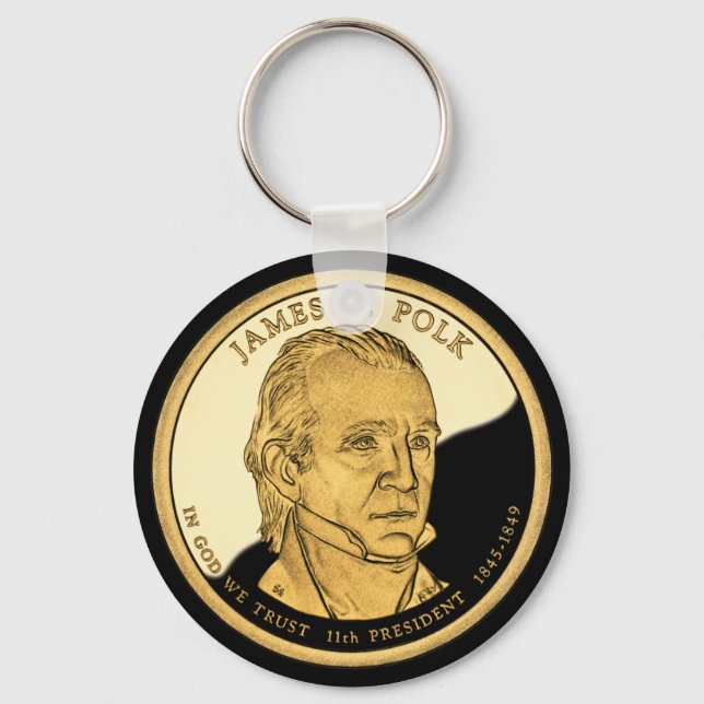 JAMES K. POLK KEY RING (Front)