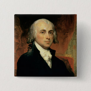 James Madison 2 15 Cm Square Badge
