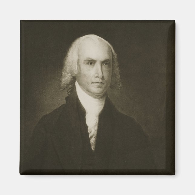 James Madison, 4th President of the United States Magnet (Front)