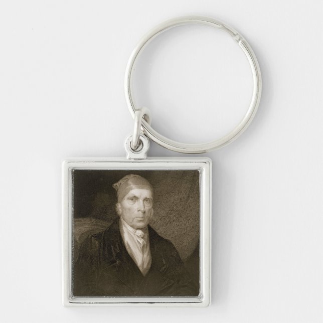 James Madison aged 82, engraved by Thomas B. Welch Key Ring (Front)