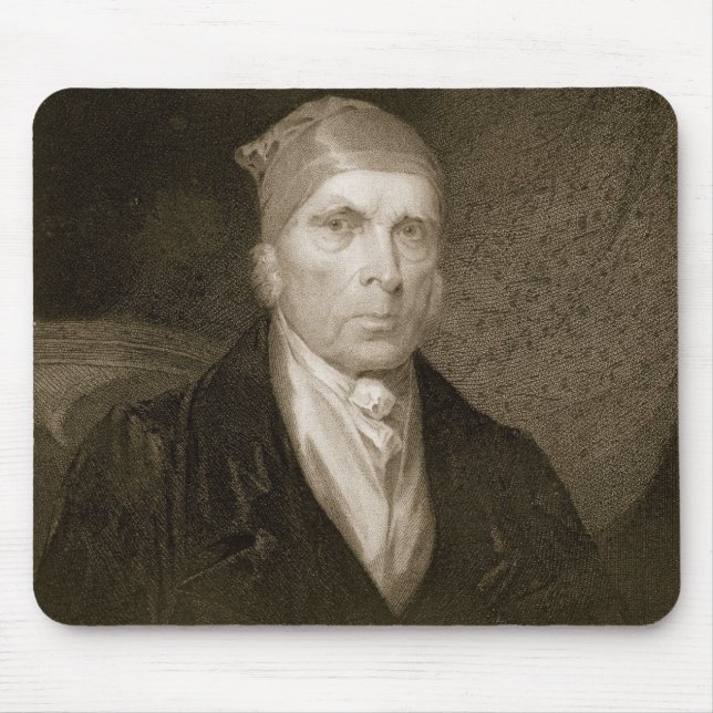 James Madison aged 82, engraved by Thomas B. Welch Mouse Pad (Front)