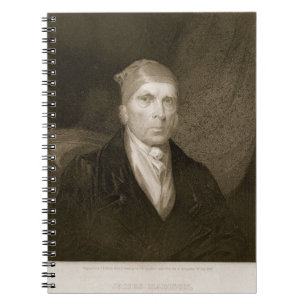James Madison aged 82, engraved by Thomas B. Welch Notebook