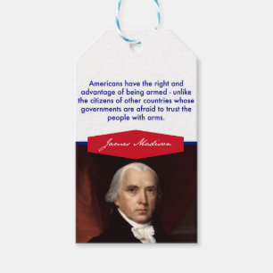 James Madison Gift Tags