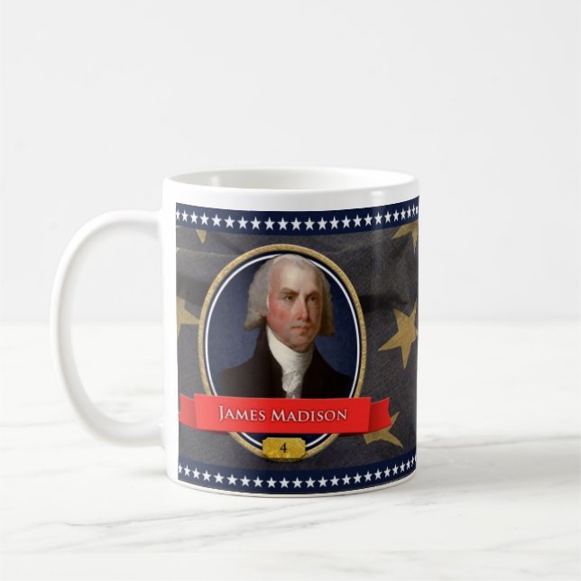 James Madison Historical Mug (Left)