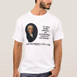 James Madison Men Angels No Government Necessary T-Shirt
