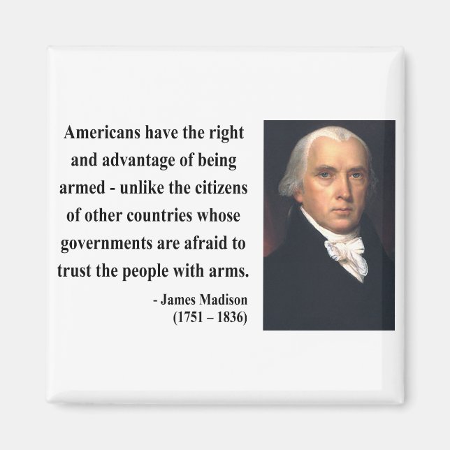 James Madison Quote 4b Magnet (Front)