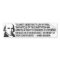 James Madison Quote Bumper Sticker