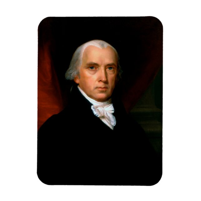 James Madison the 4th President: Colonial America Magnet (Vertical)