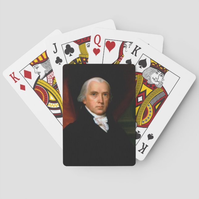 James Madison the 4th President: Colonial America Playing Cards (Back)