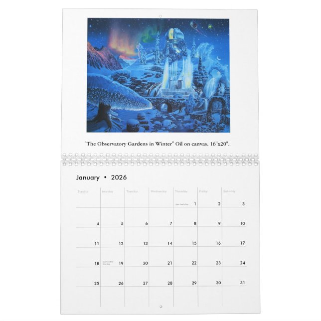 James McCarthy- Surrealism and the Landscape 2015 Calendar (Jan 2026)