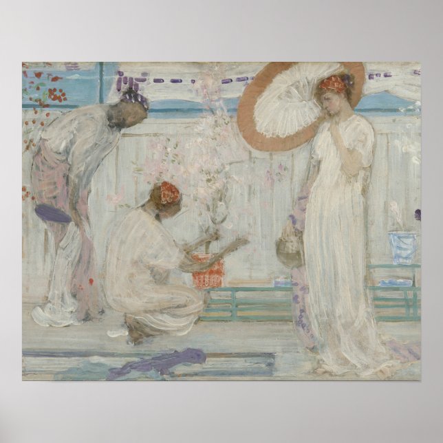 James McNeill Whistler - The White Symphony Poster (Front)