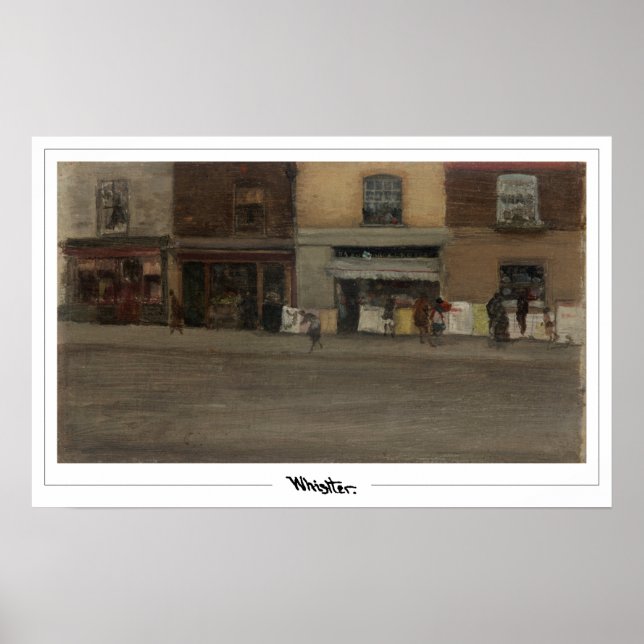 James McNeill Whistler Zedign Art Poster #440-2 (Front)