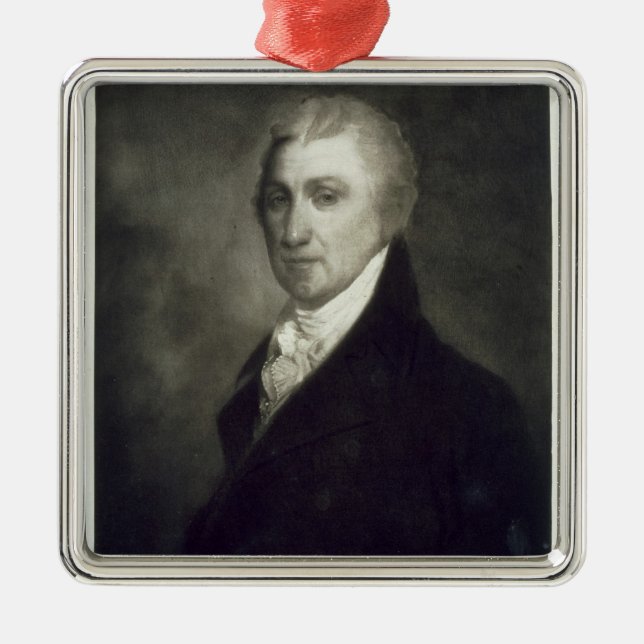 James Monroe, 5th President of the United States o Metal Ornament (Front)