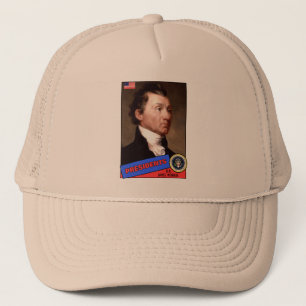 James Monroe Baseball Card Trucker Hat