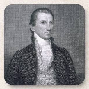 James Monroe, engraved by Asher Brown Durand (1796 Coaster