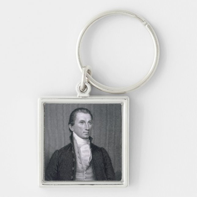 James Monroe, engraved by Asher Brown Durand (1796 Key Ring (Front)