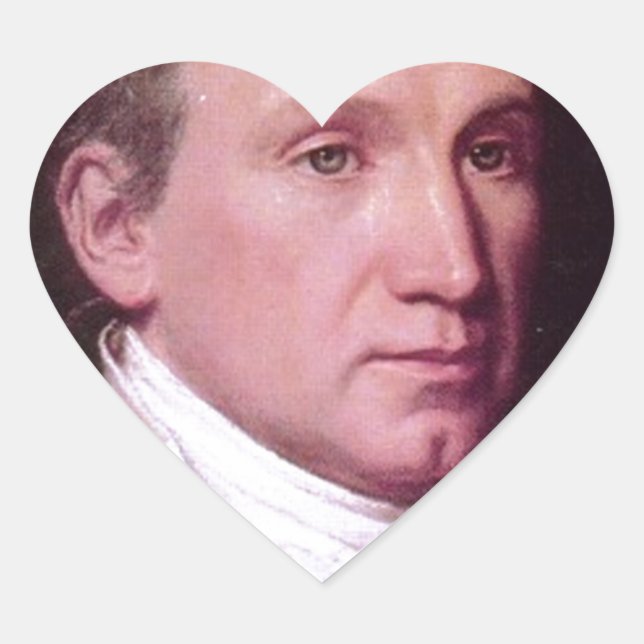 James Monroe Heart Sticker (Front)