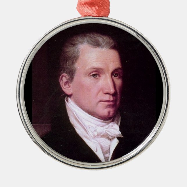 James Monroe Metal Tree Decoration (Front)