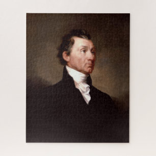 James Monroe Portrait, Early American President Jigsaw Puzzle