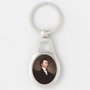 James Monroe Portrait, Early American President Key Ring