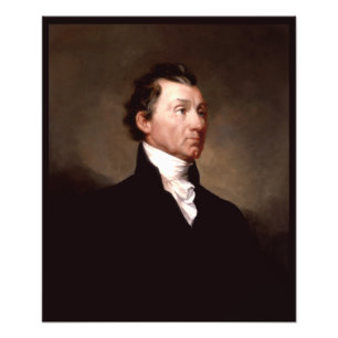 James Monroe Portrait, Early American President Photo Print