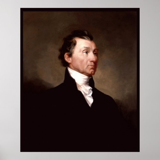 James Monroe White House President Portrait Poster (Front)
