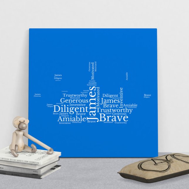 James Name Cloud Customisable Poster (Creator Uploaded)