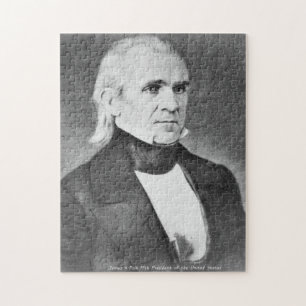 James Polck 11th President of America. Jigsaw Puzzle