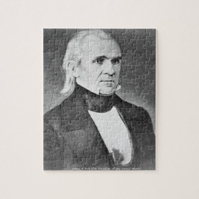 James Polck 11th President of America. Jigsaw Puzzle (Vertical)