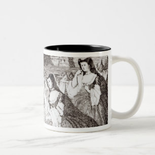 James Quin as Coriolanus Two-Tone Coffee Mug