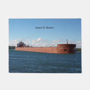 James R. Barker door mat