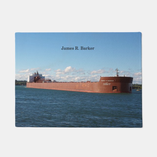 James R. Barker door mat (Front)