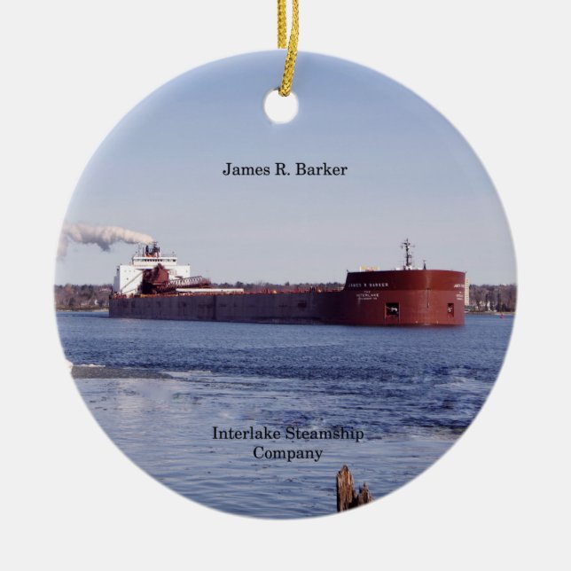 James R. Barker ornament (Front)
